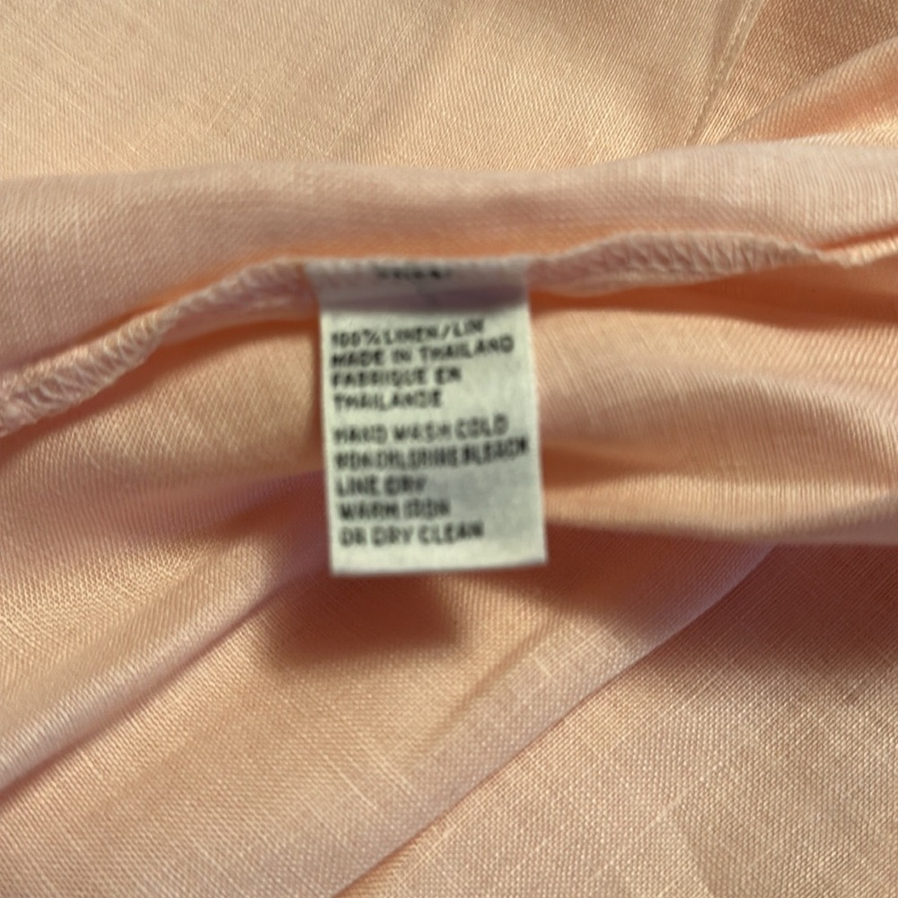 Talbots iris linen top - Picture 3 of 3
